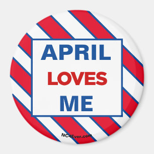 APRIL KÄRLEK ME magnet