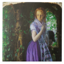 April Love (av Arthur Hughes) Kakelplatta