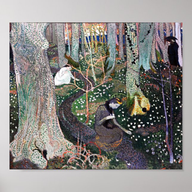 April, Maurice Denis Poster (Framsidan)