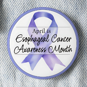 April Medvetandemånad för esofageal Cancer Knapp