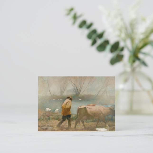 April Rain av Newell Convers Wyeth Anteckningskort (Stående Fram)