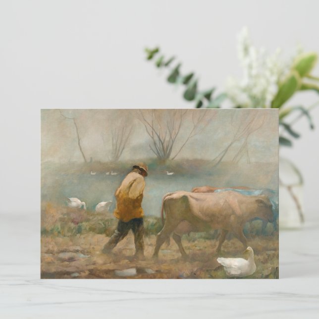 April Rain av Newell Convers Wyeth Inbjudningar (Stående Fram)