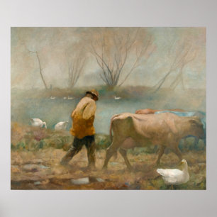 April Rain av Newell Convers Wyeth Poster