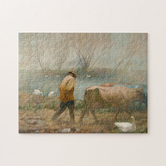 April Rain av Newell Convers Wyeth Pussel (Horisontell)