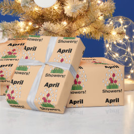 April Regn Daisy Blomma Blommig Presentpapper