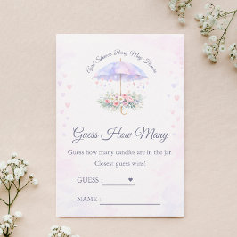 April Regn Maj Babys Gissa Hur Många Spelkort Tack Kort