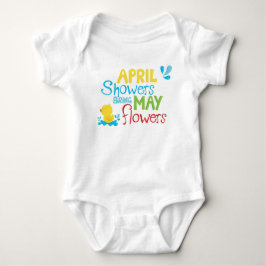 April Shoings Brings May Flowers T Shirt
