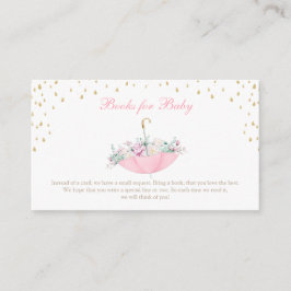 April Showen kan blomma Umbrella bokar för baby Tilläggskort