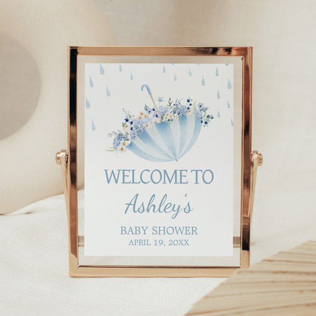 April Shower Bring May Flowers Shower Welcome Sign Poster (Skapare uppladdad)