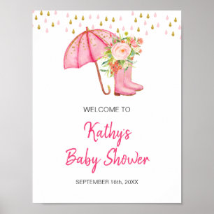 April Shower hälsar med sig en liten babyåda Poster