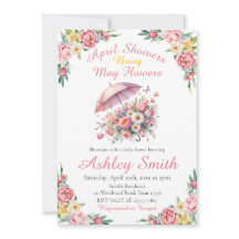 April Shower Hämta May Flowers Baby Shower