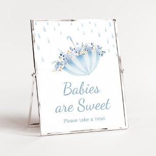 April Shower Take May Flowers Spädbarn är Sweet Poster