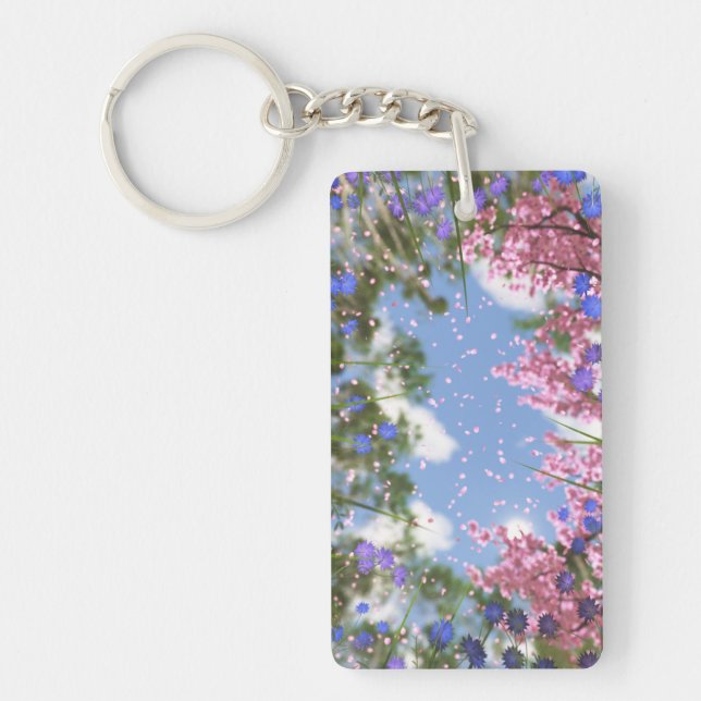 April Showers Acrylic Keychain (Framsidan)