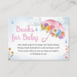 April Showers Hämta maj Flowers Bokar till Baby Tilläggskort