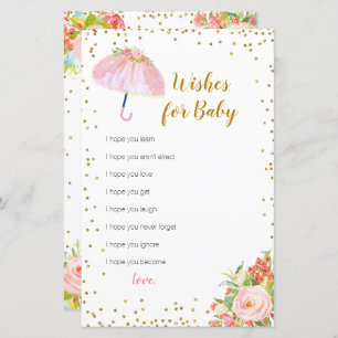 April Showers Hämta maj Flowers Önskemål till Baby