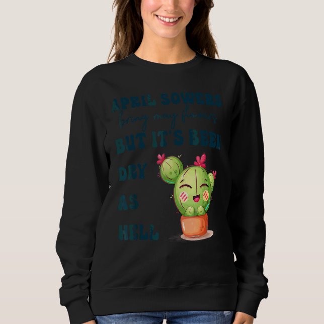 April Showers Hämta May Flowers Apparel T Shirt (Framsida)
