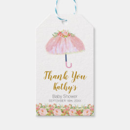 April Showers Hämta May Flowers Tack märkre Presentetikett