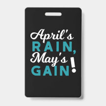 April Showers May Flowers Inspirational Quote