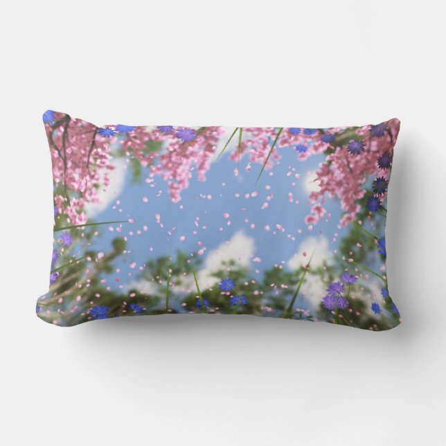 April Showers Pillow Lumbarkudde (Framsida)