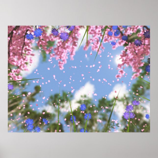 April Showers Print Poster (Framsidan)