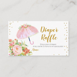 April Showers tar med sig maj Blommor Raffle Encl Tilläggskort