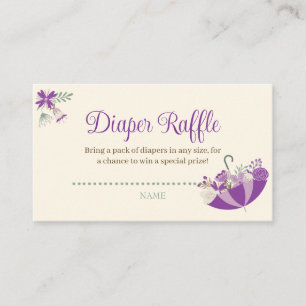April Showers tar med sig maj Blommor Raffle Tilläggskort