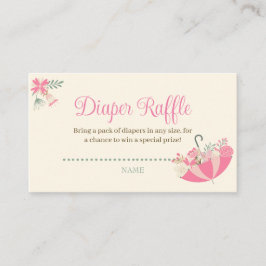 April Showers tar med sig maj Blommor Raffle Tilläggskort