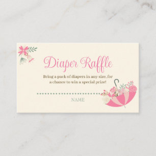 April Showers tar med sig maj Blommor Raffle Tilläggskort