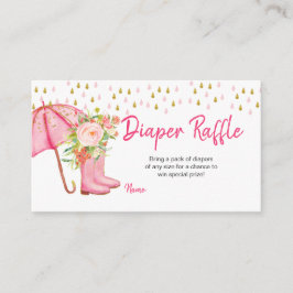 April Showers tar med sig maj Blommor Raffle Tilläggskort