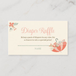 April Showers tar med sig maj Blommor Raffle Tilläggskort