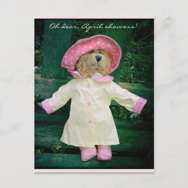 April Showers Vykort (Framsida)