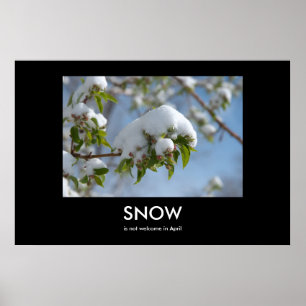 April Snö Demotiational Poster