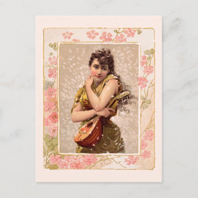 April Snöstorm vykort (Framsida)