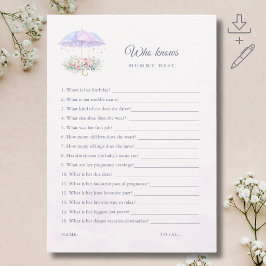 April Spring Babyfirande Vem Känner Mamma Bäst Kor Inbjudningar