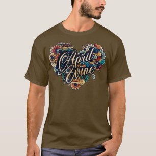 April Vin VIGNETTE VINTAGE FÄRG T Shirt