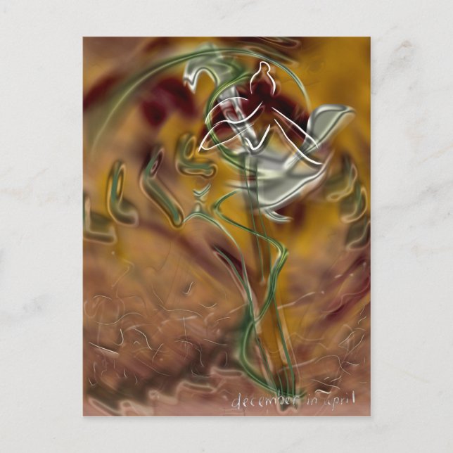 april vykort (Framsida)