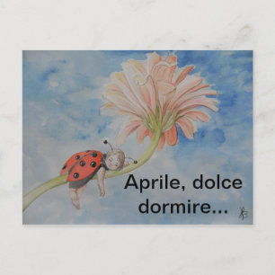 Aprile-vykort Vykort