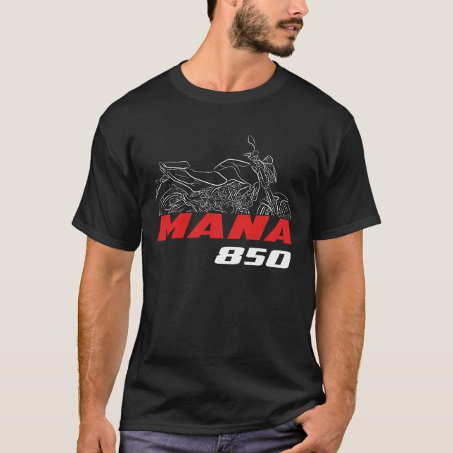 Aprilia Mana 850 2007-2012 T Shirt (Framsida)
