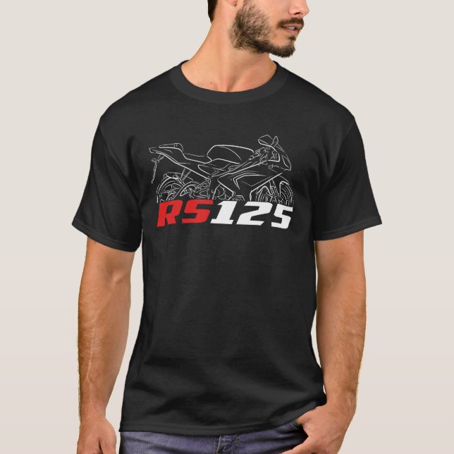 Aprilia RS 125 2006-2012 T Shirt (Framsida)