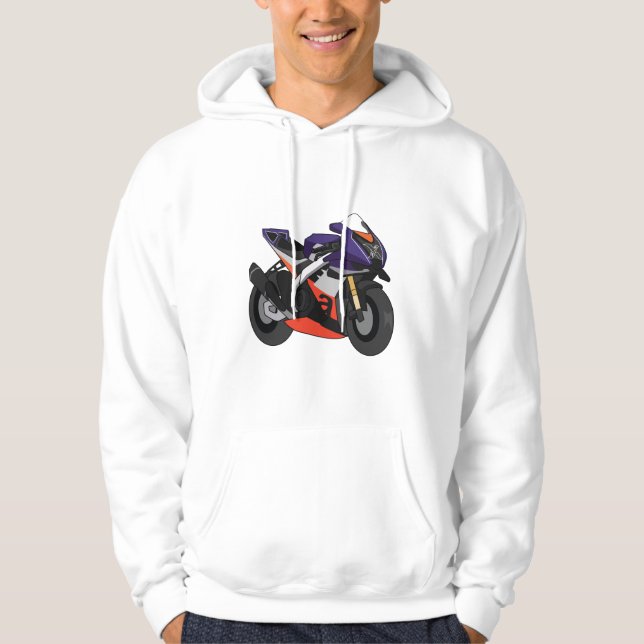 Aprilia RSV4 simple style Hoodie (Framsida)
