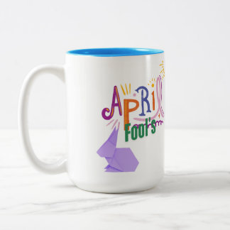 Aprilskämt Två-Tonad Mugg