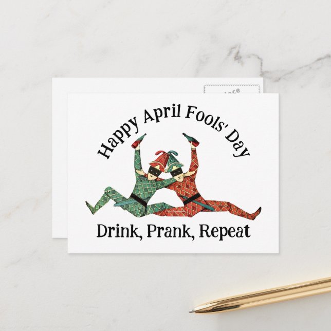 Aprilskämtjesters Vykort (Fram/Back In Situ)