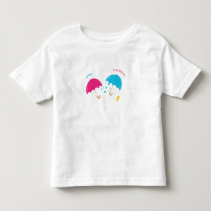 Aprilskurar Regnig Dag Paraplyer T Shirt