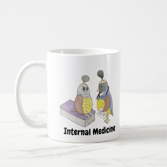 APRN intern medicinteknisk vaktel Kaffemugg (Vänster)