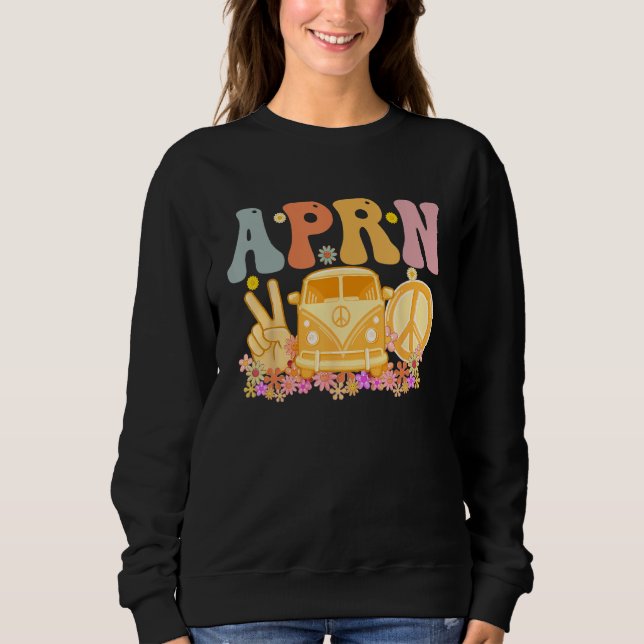 APRN Week Groovy Appreciation Day For Women T Shirt (Framsida)