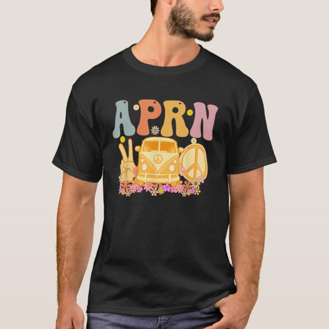 APRN Week Groovy Appreciation Day For Women T Shirt (Framsida)