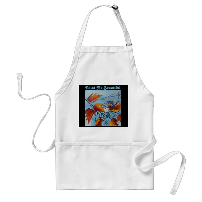 Apron Ann Hayes målar pixelfärg Förkläde (Framsidan)