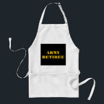 Apron Army Retiree Förkläde<br><div class="desc">Apron Army Retiree</div>