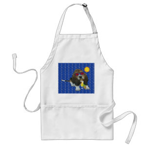 Apron Baby Basset Hound, sommartid Förkläde