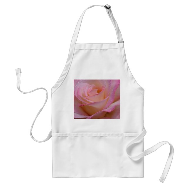 Apron Bevackra Rosa ros Förkläde (Framsidan)
